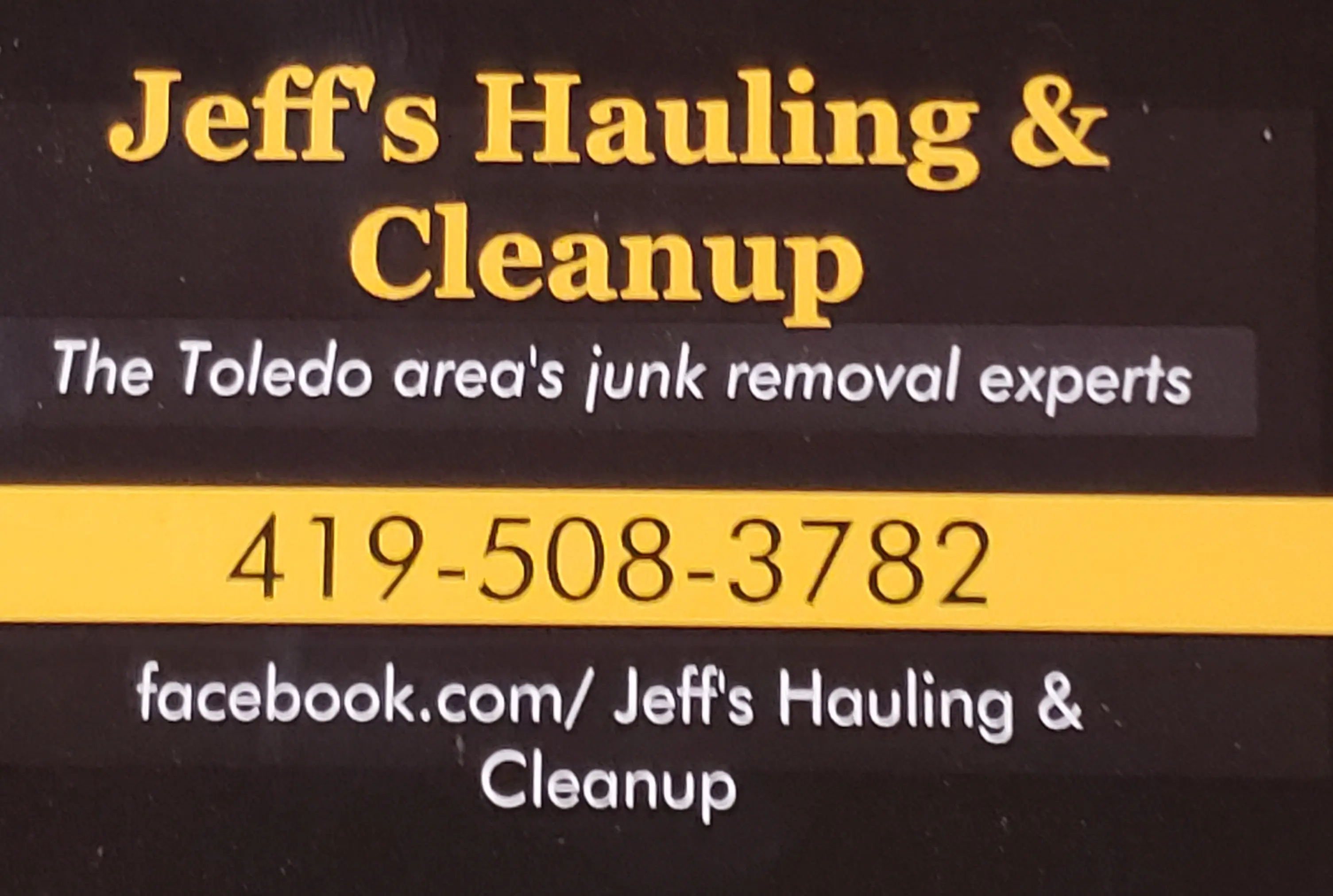 Jeff's Hauling & Cleanup