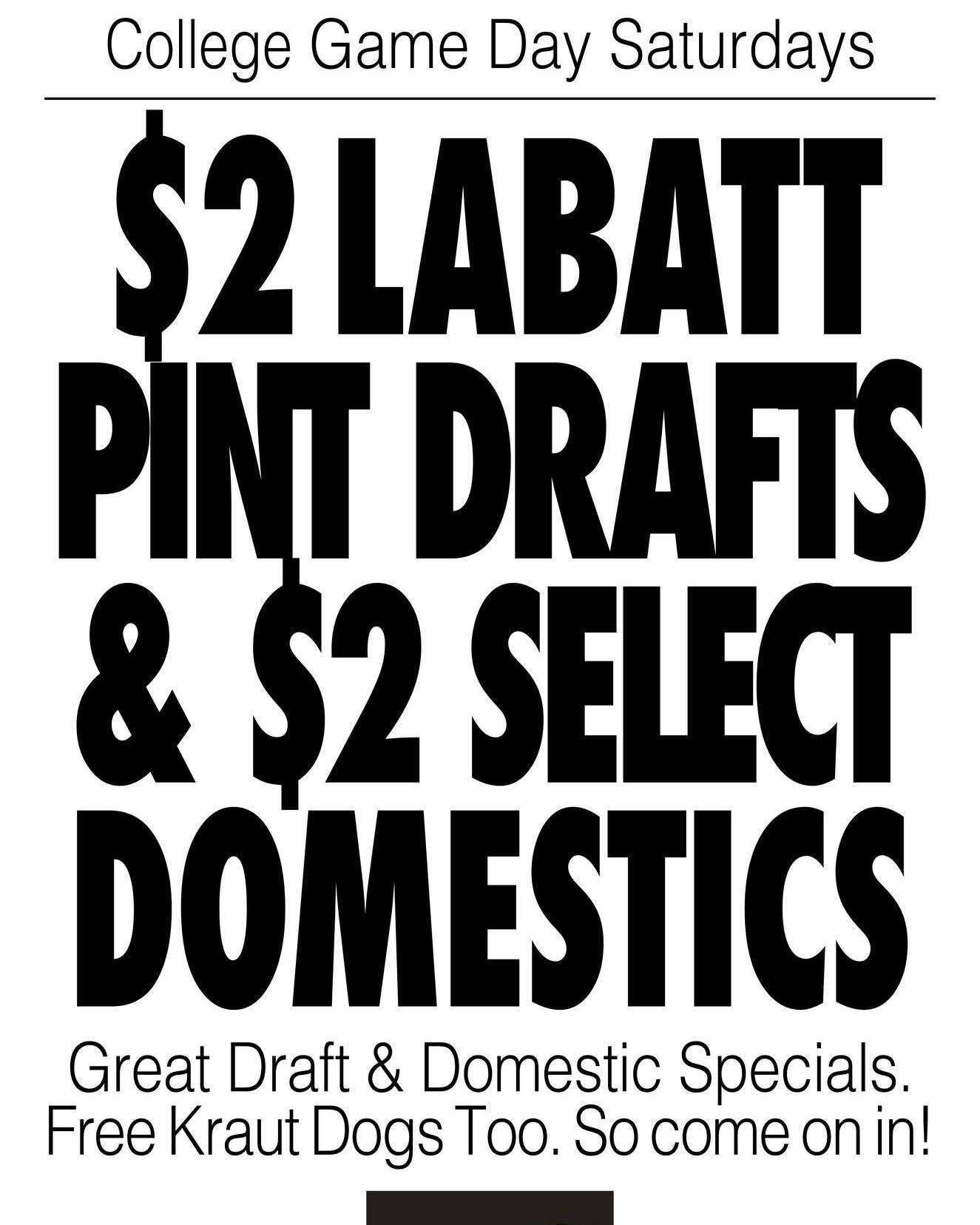 Drink Specials